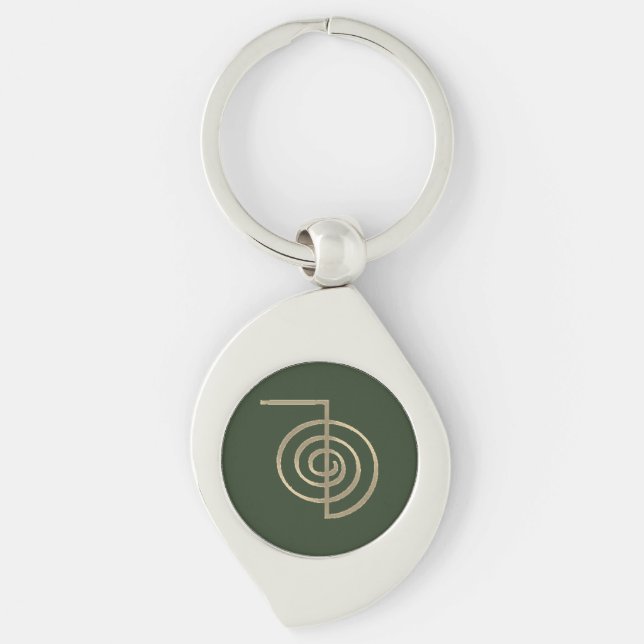 Cho Ku Rei Reiki Symbol Schlüsselanhänger (Vorderseite)