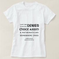 Choaxiom - Math Fundamentals Funny T - Shirt