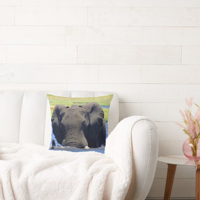 Chobe Elephant throw Kissen (Liege)