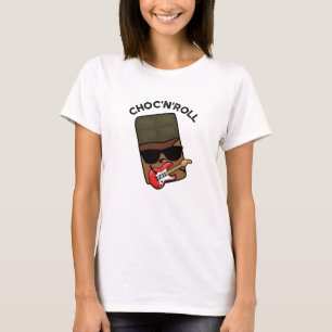 Choc and Roll Funny Chocolate Puff T-Shirt