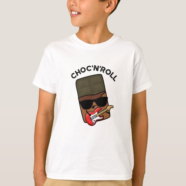 Choc and Roll Funny Chocolate Puff T-Shirt (Vorderseite)