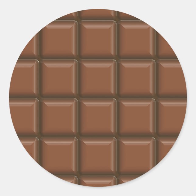 Choco2 Runder Aufkleber (Vorderseite)