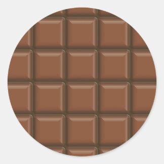 Choco2 Runder Aufkleber