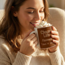 Choco-Late Take It Slow Personalisierter Becher