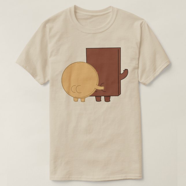 Choco und Pancake spielen T-Shirt (Design vorne)