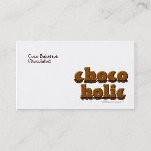 Chocoholic kundengerechte visitenkarte