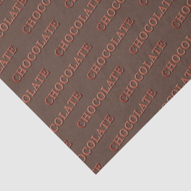 Chocoladen-Geschenk nach Maß Seidenpapier (Detail)