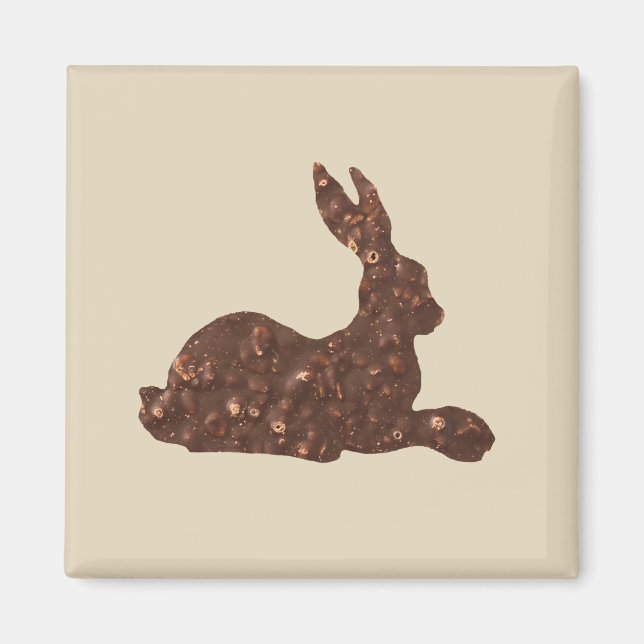 Chocolat, Aimant de lapin de Pâques (Devant)