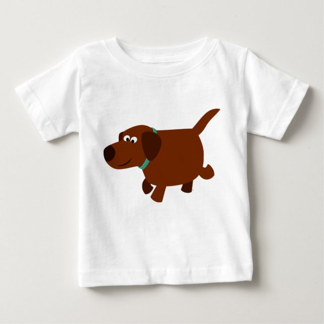Chocolat au chocolat au labrador T-shirt bébé (Devant)