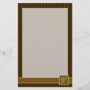 Chocolat avec laine Pinstripes Papeterie