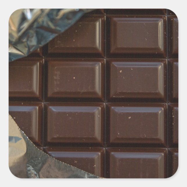 Chocolat Barre de bonbons Stickers de nourriture (Devant)