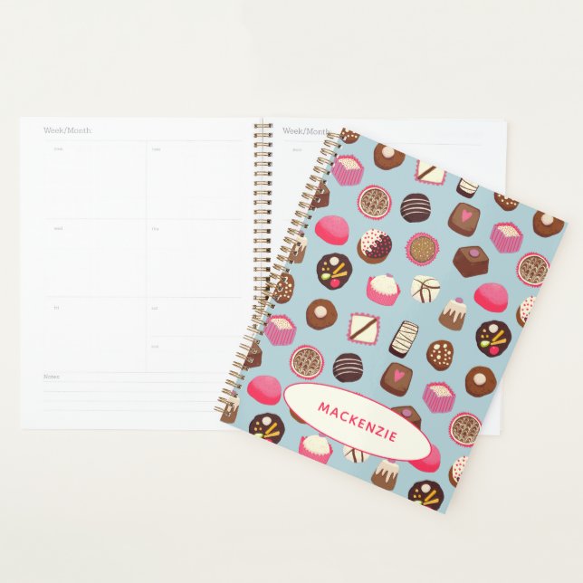 Chocolat Bonbons Confiserie Nom personnalisé (Devant avec enveloppe)
