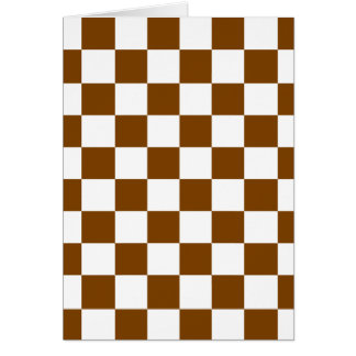 Chocolat Brown Checks