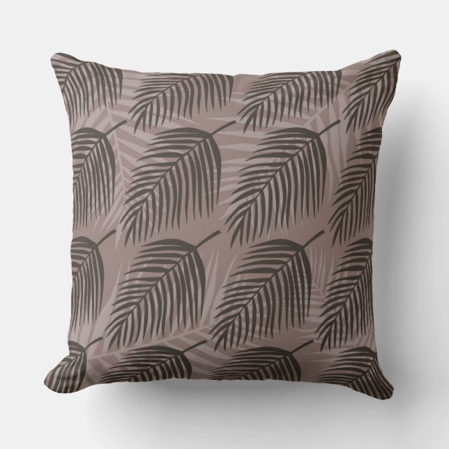 Chocolat Brown Coussin décoratif (Recto)