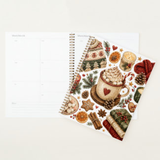 Chocolat Chaud de Noël Cosy Hiver Hygge Rustique