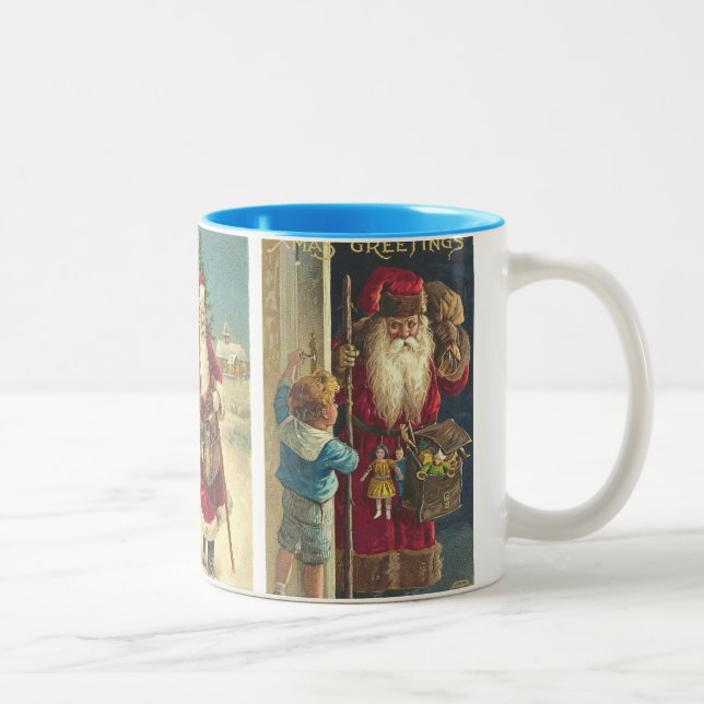 Chocolat chaud de tasse de Noël de Père Noël (Droit)