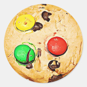 Chocolat Chip Candy Cookers Stickers