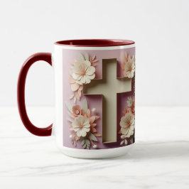 Chocolat Cross Floral Mug ai design