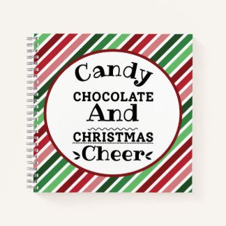 Chocolat de bonbons et Journal de la fête de Noël