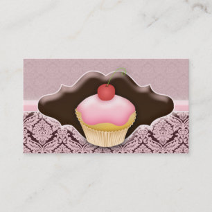 Chocolat de damassé de petit gâteau de carte de