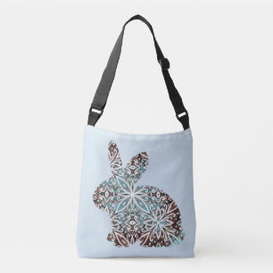 Chocolat de lapin de mandala et sac fourre-tout à