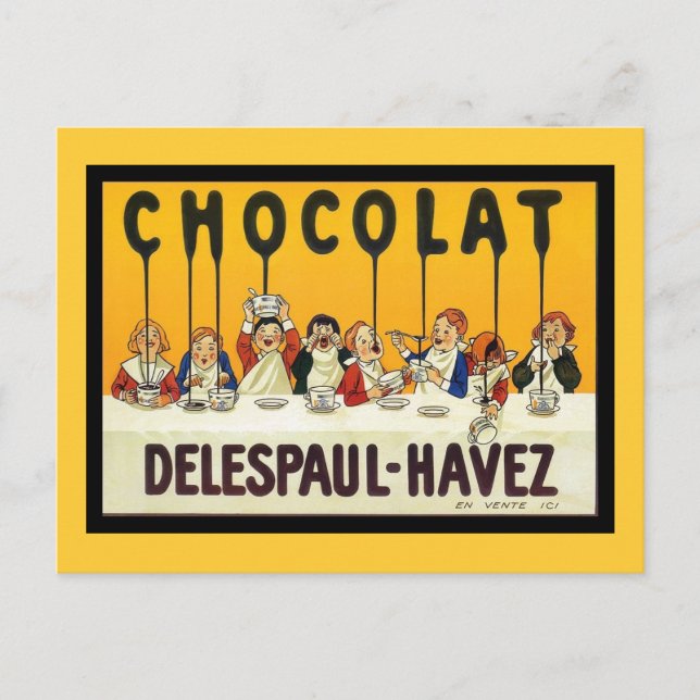 Chocolat Delespaul Havez Postkarte (Vorderseite)