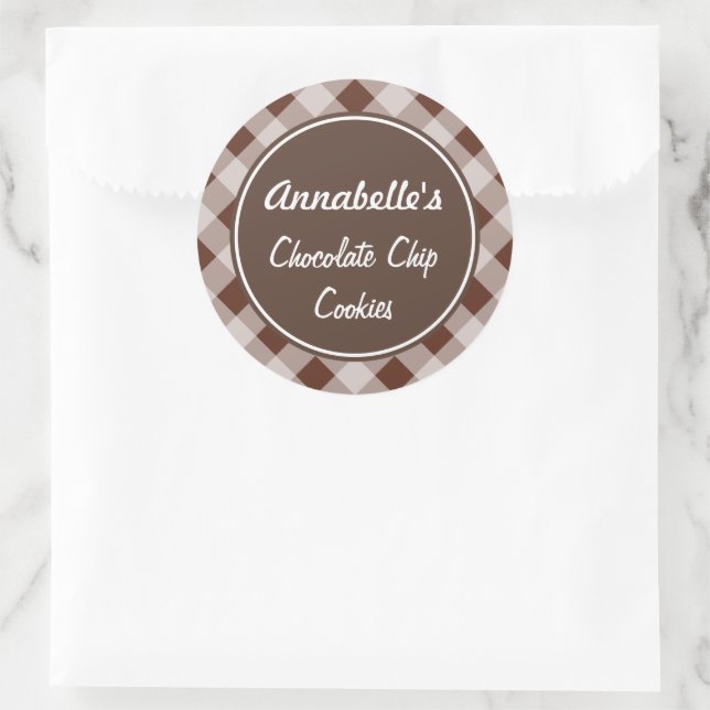 Chocolat En vichy Stickers Cuisine (Sac)