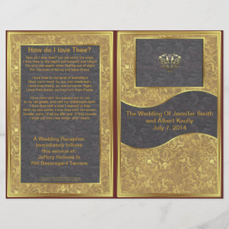 Chocolat Gold Deluxe Programme de mariage