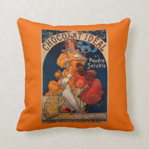 Chocolat ideales Vintages PosterEurope Kissen