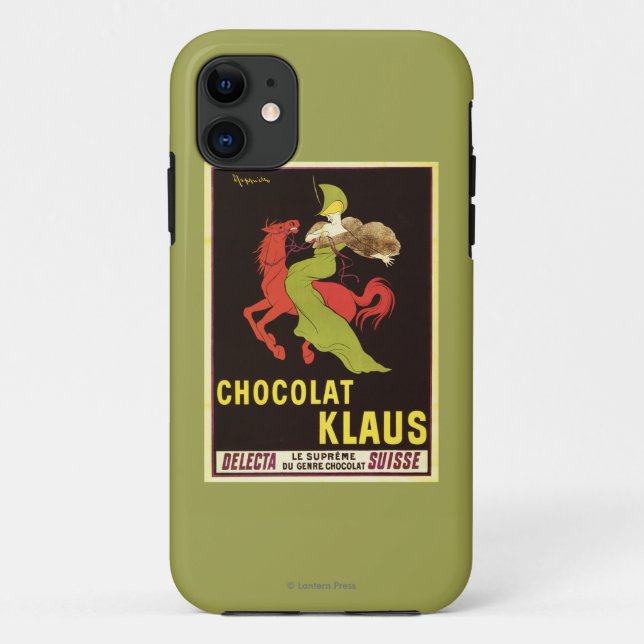 Chocolat Klaus Anzeige-Plakat Case-Mate iPhone Hülle (Rückseite)
