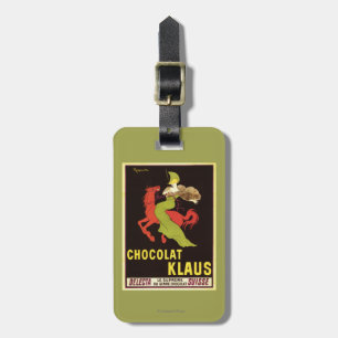 Chocolat Klaus Werbeplakat Gepäckanhänger