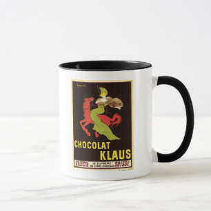 Chocolat Klaus Werbeplakat Tasse