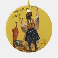 Chocolat Menier Little Girl Wall