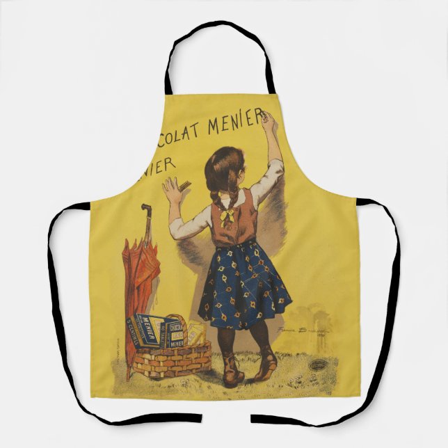Chocolat Menier Little Girl Wall Schürze (Vorderseite)
