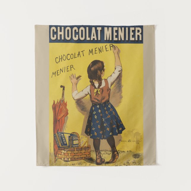 Chocolat Menier Little Girl Wall Wandteppich (Vorderseite)