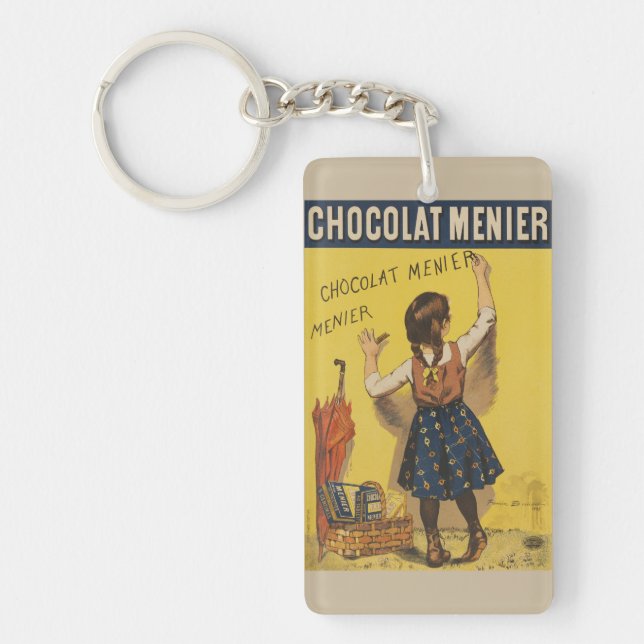 Chocolat Menier Petite fille Mur écriture (Devant)