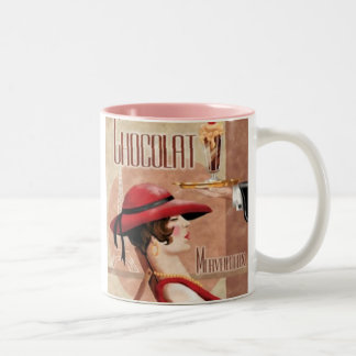 Chocolat Merveilleux Zweifarbige Tasse