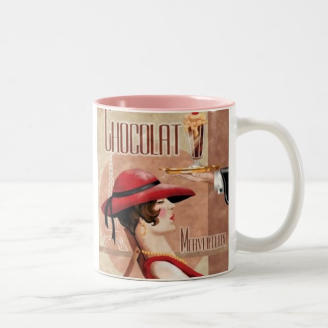 Chocolat Merveilleux Zweifarbige Tasse (Rechts)