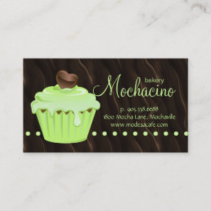 Chocolat mignon de menthe de petit gâteau de carte