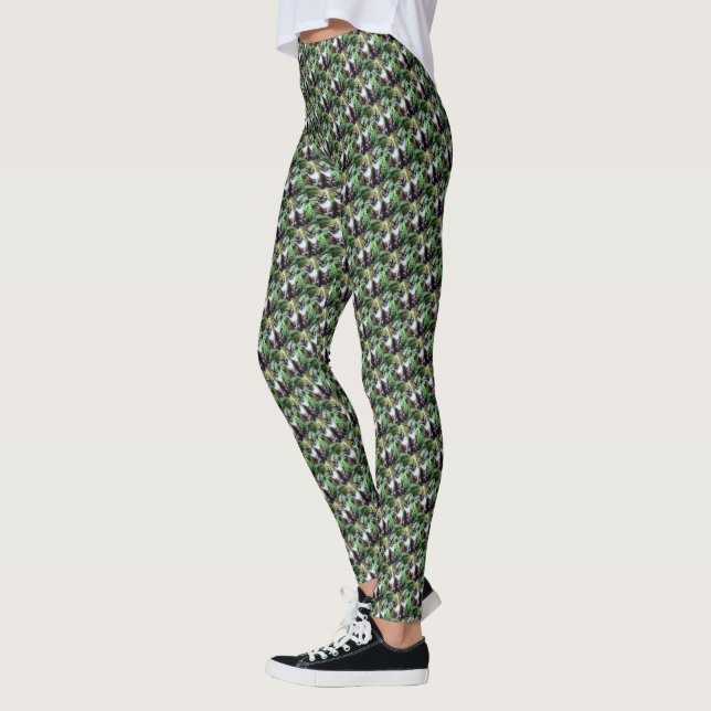 Chocolat Siamese Chat Twins, Leggings (Gauche)