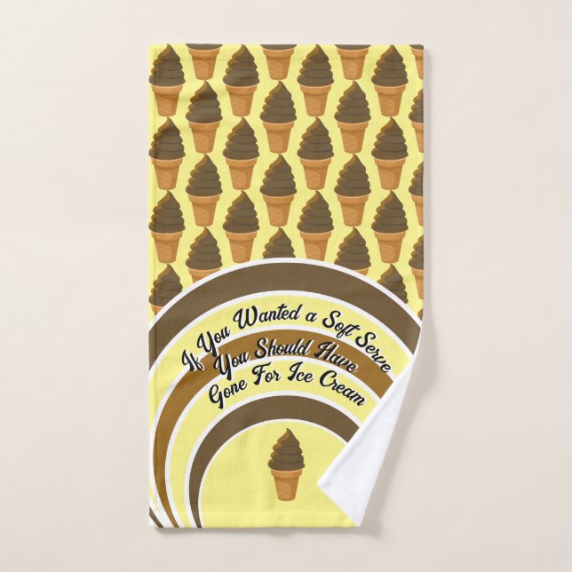 Chocolat Soft Sert Pickleball sucré Brown Jaune (Serviette à main)