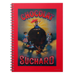 Chocolat Suchard Vintages PosterEurope Notizblock