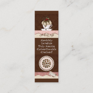 Chocolat sucré personnalisé Cartes de visite de ma