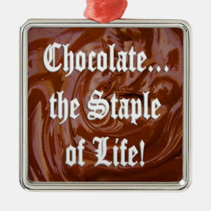 Chocolat the Staple of Life Prem. Ornement carré