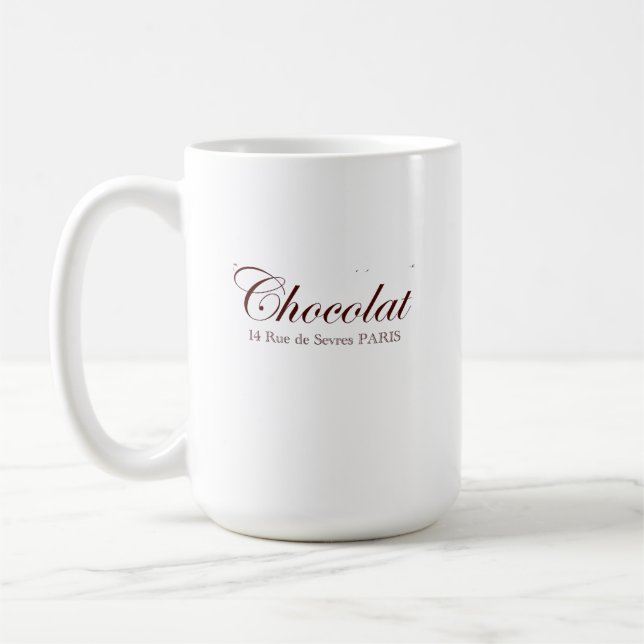 Chocolat Vintage Paris Mug (Gauche)