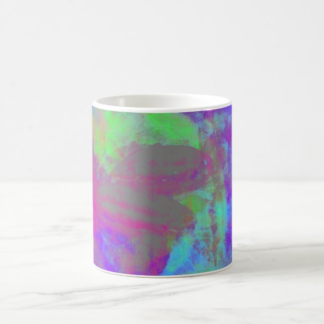 "Chocolate Airlines" abstraktes Kunstkaffeetasse Kaffeetasse (Mittel)
