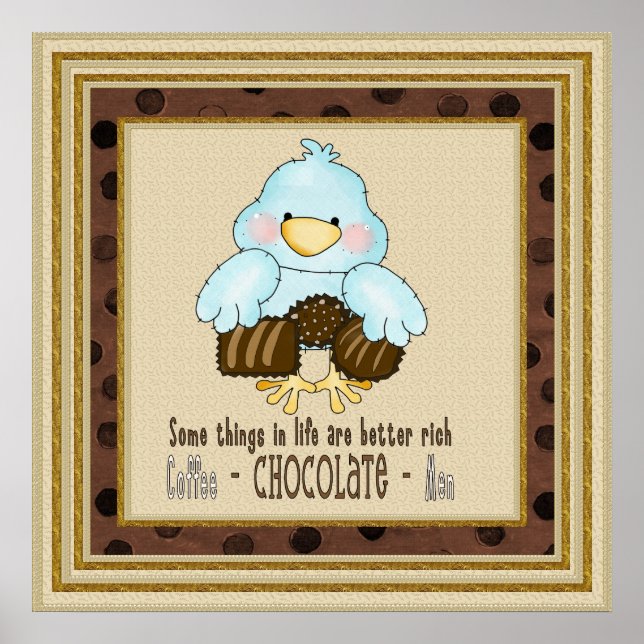 Chocolate Bird Poster (Vorne)