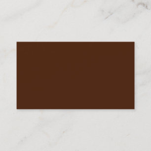 Chocolate Borwn Business Card Visitenkarte