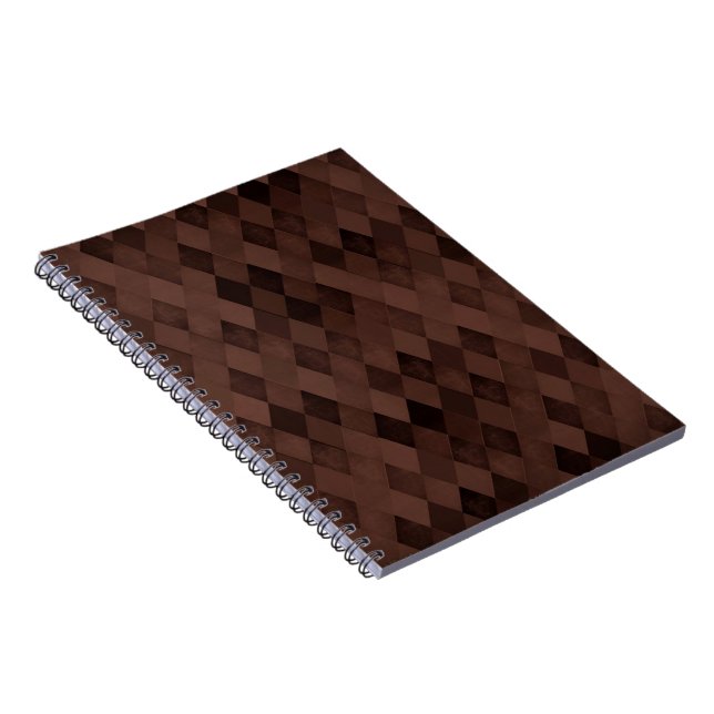 Chocolate Brown Diamonds Notizblock (Rechte Seite)