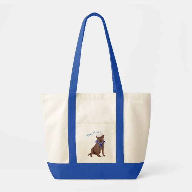 Chocolate Brown Labrador Retriever Tragetasche (Vorne)